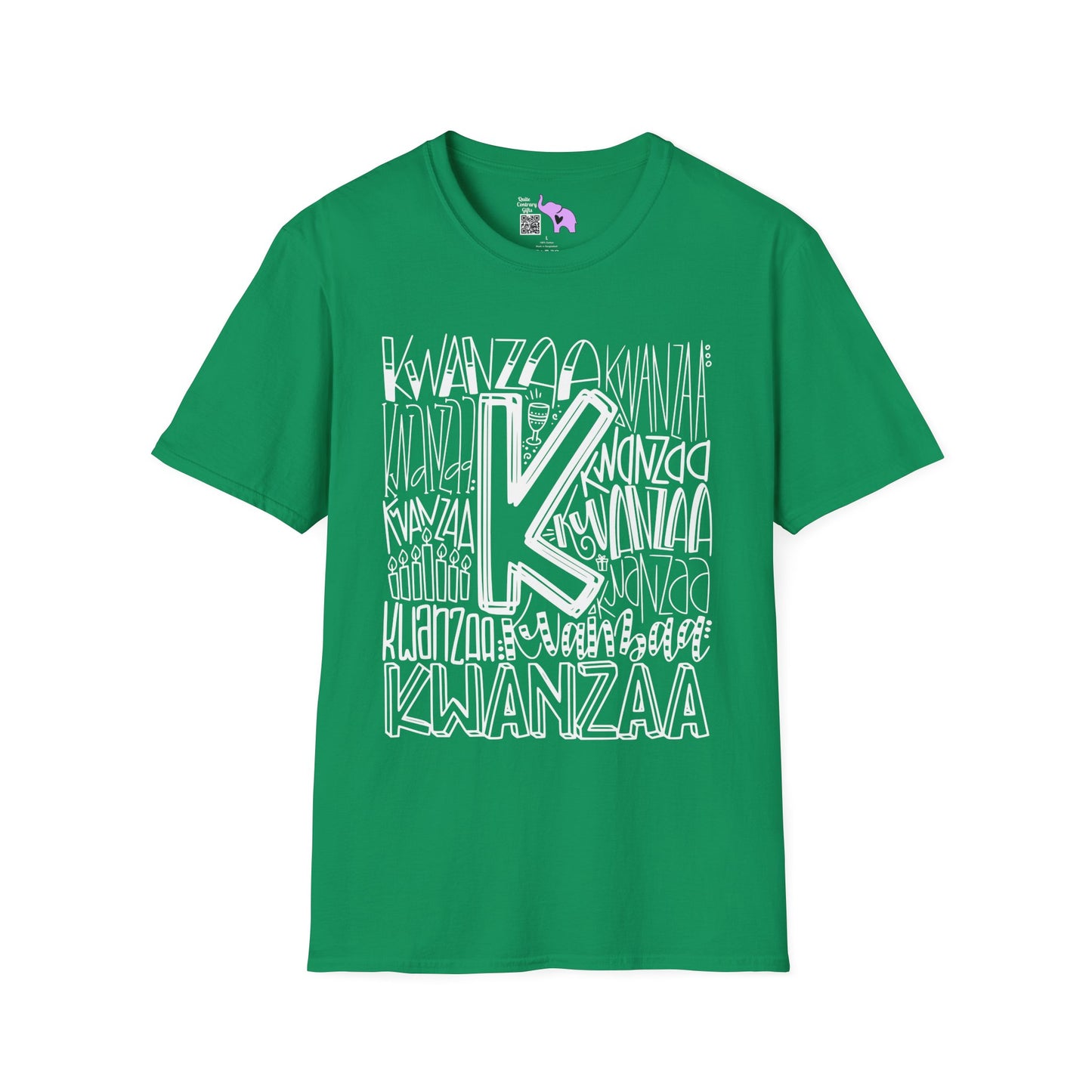 Kwanzaa Wordcloud Adult T-shirt