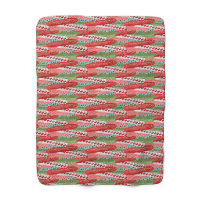 Cherry Lane Fleece Blanket