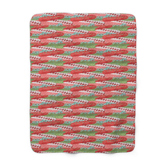 Cherry Lane Fleece Blanket