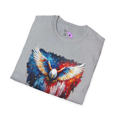 American Bald Eagle in Flight Adult T-shirt