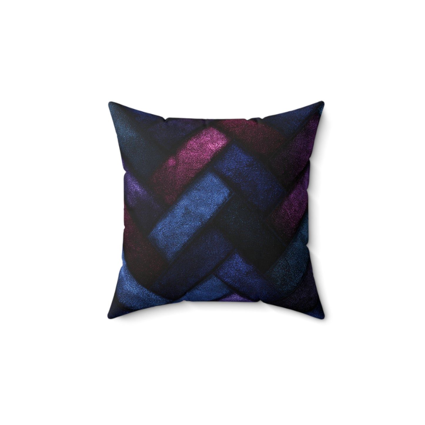 Velvet Angles Print Throw Pillow
