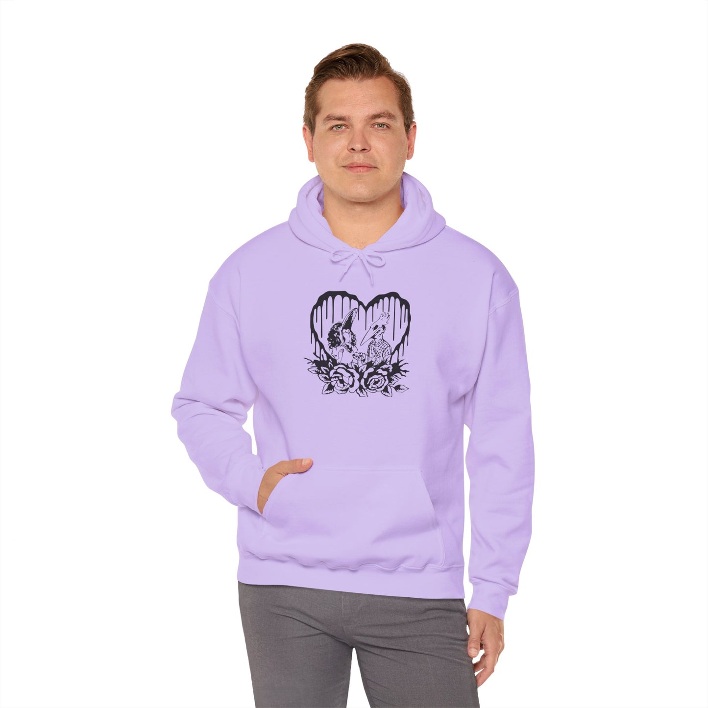 Beetlejuice Adam & Barbara Heavy Blend™ Hooded Sweatshirt