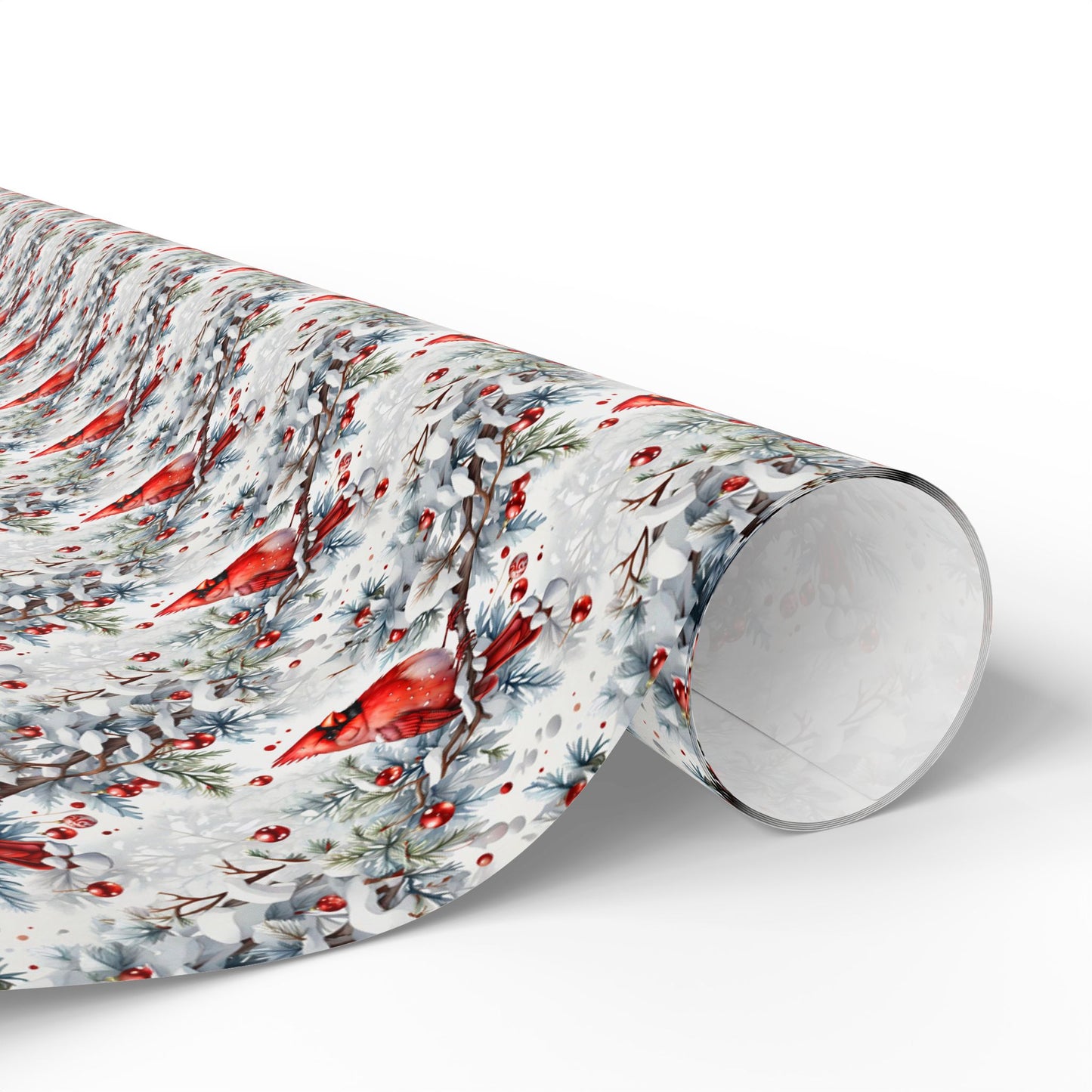 Crimson in the Snow Wrapping Paper
