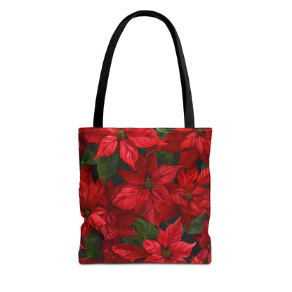 Crimson Noel Canvas Tote Bag