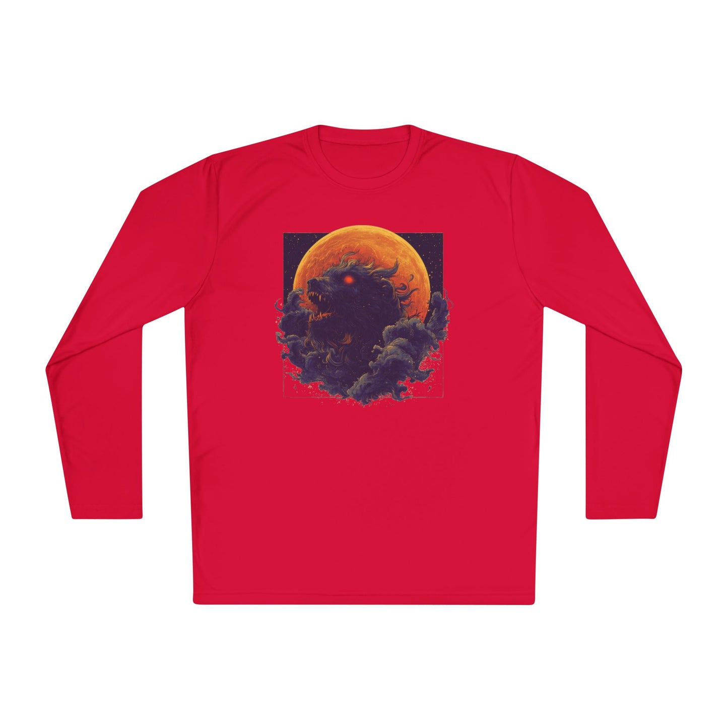 Halloween Monster Adult Long Sleeve Tee