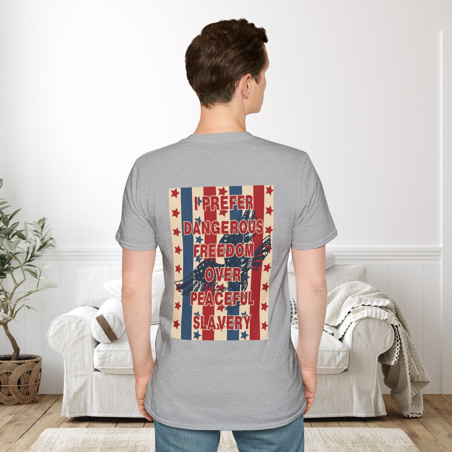 Freedom Over Slavery Adult T-shirt