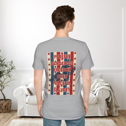 Freedom Over Slavery Adult T-shirt