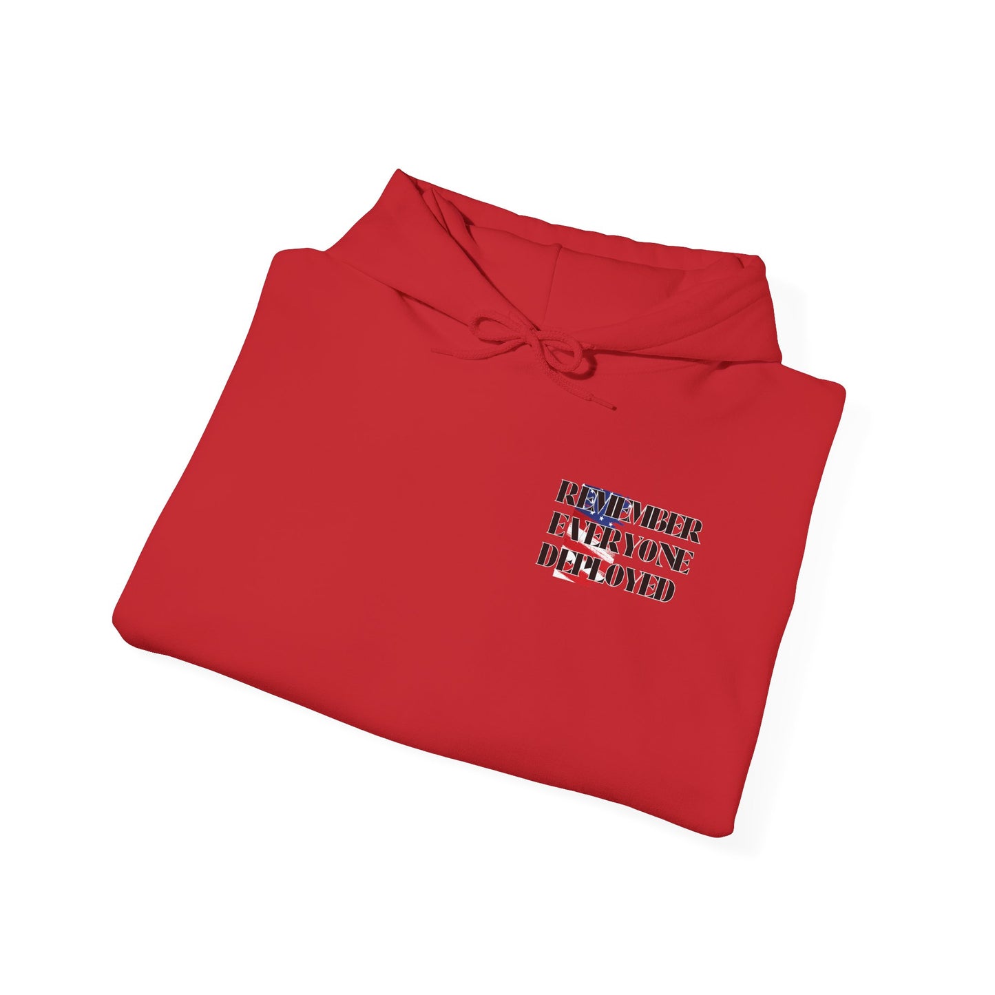 RED Fridays Remember Everyone Deployed Heavy Blend™ Hooded Sweatshirt