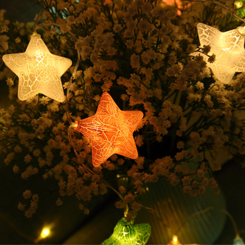 Christmas Cracked Star String LED Lights