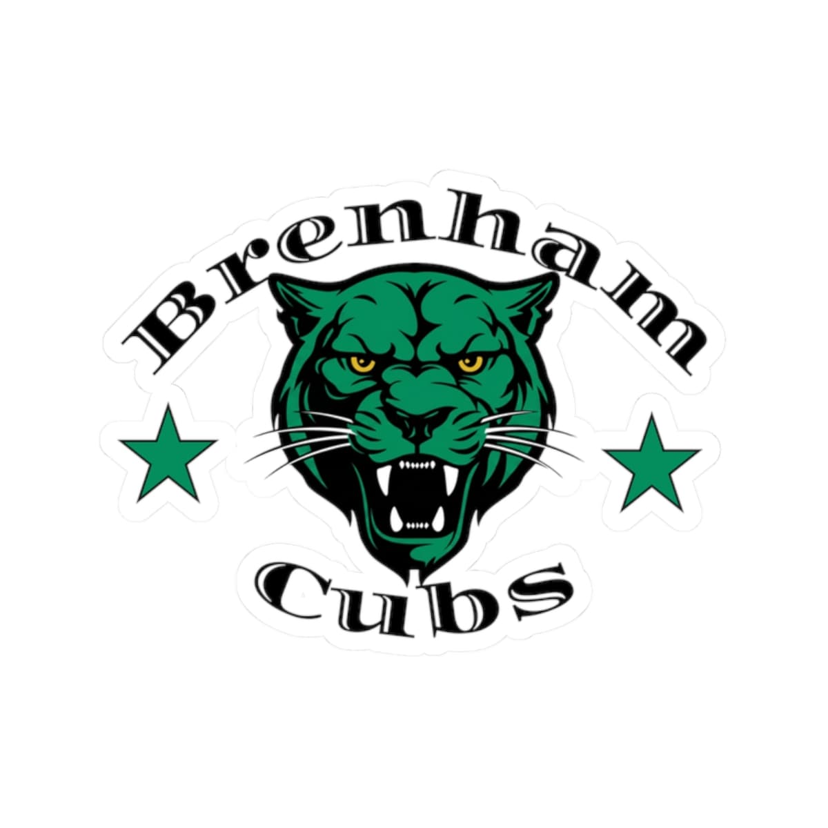 Brenham Cubs Classic, Black Kiss-Cut Decal