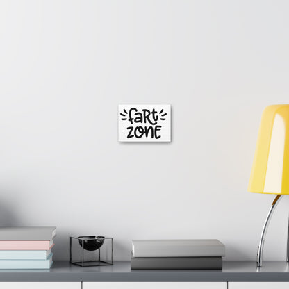 Fart Zone Canvas Horizontal Wraps w/o Frame