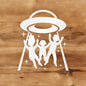 Family Alien Abduction Decal