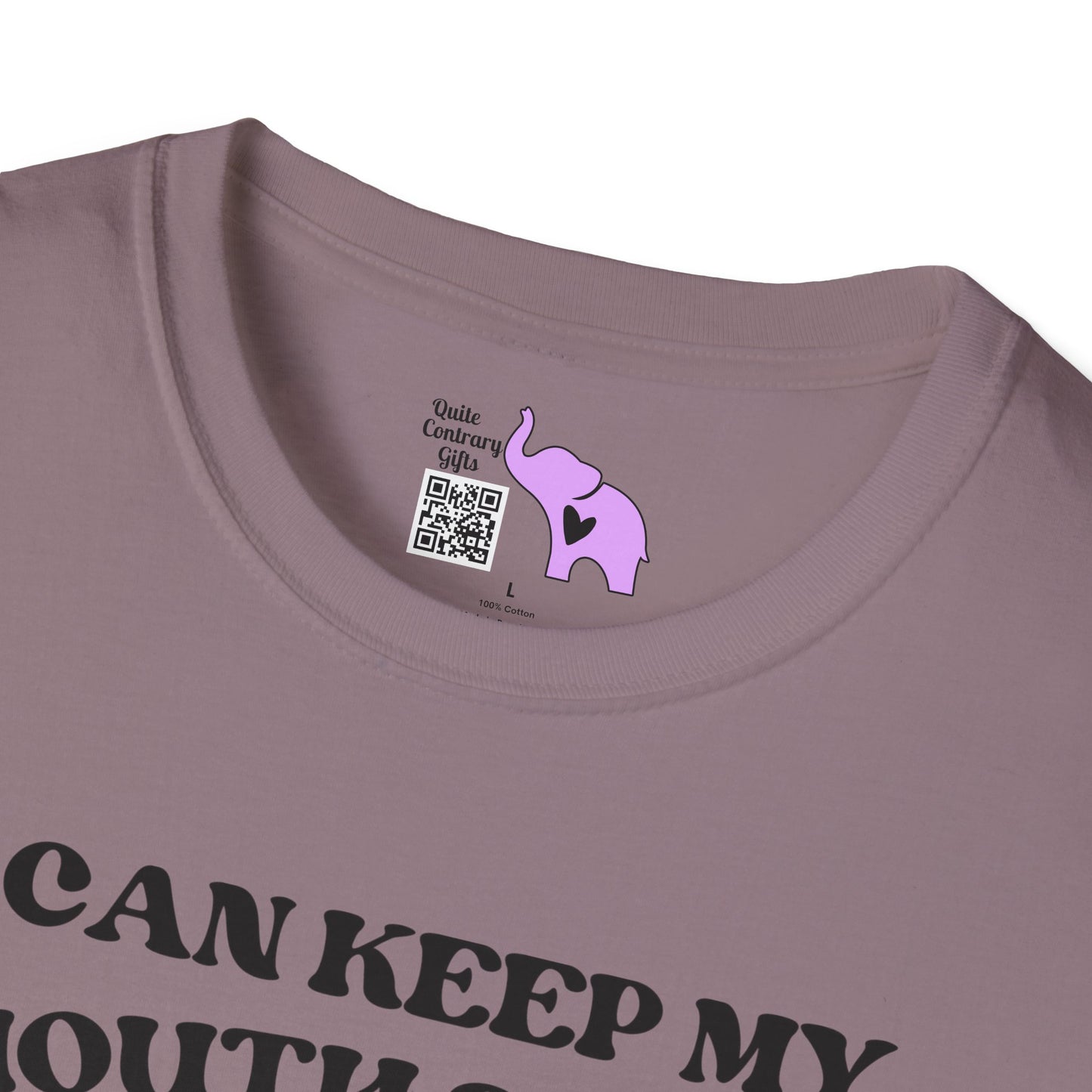I Can Keep My Mouth Shut, But You Can Read The Subtitles On My Face Adult T-shirt