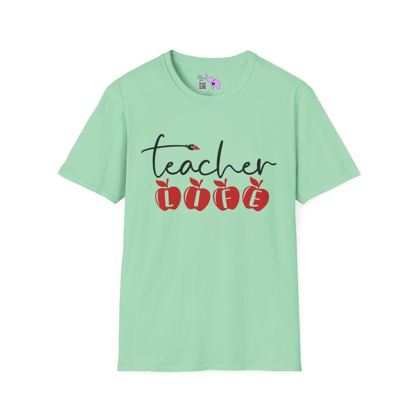 Teacher Life (Apples) Adult T-shirt