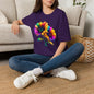 Colorburst Flowers Adult T-shirt