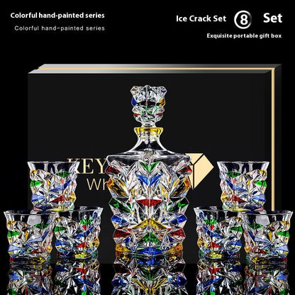 Colorful Crystal Liquor Glass Set