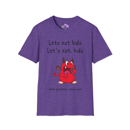 Lets Eat Kids Good Grammar Saves Lives T-shirt