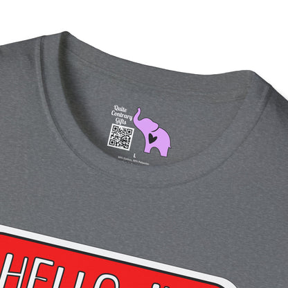 Hello, I'm Using My Last Spoons To Enjoy Time With You Adult T-shirt