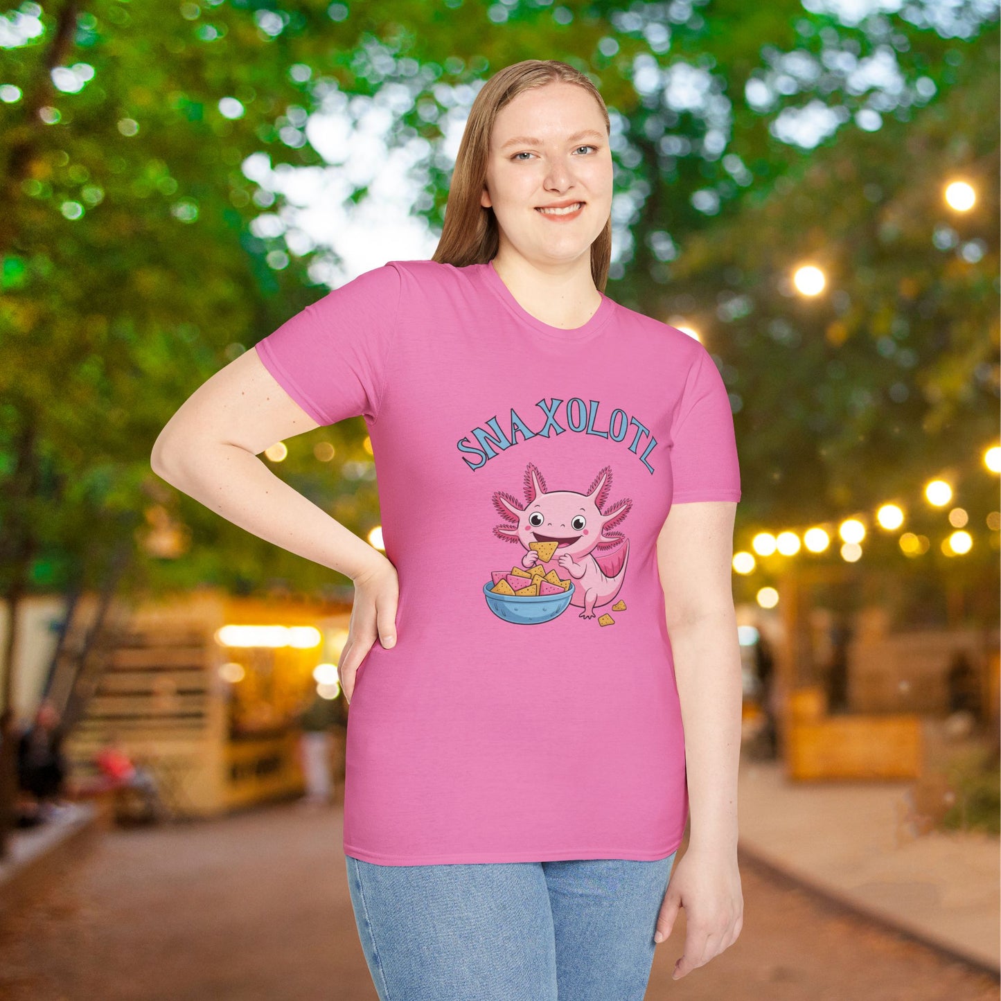 Snaxolotl Adult T-shirt