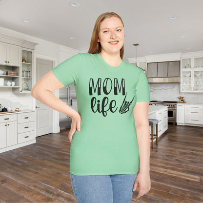 Mom Life (Skeleton Hand) Adult T-shirt