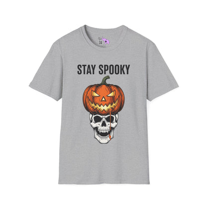Stay Spooky (Pumpkin/Skull) Adult T-shirt