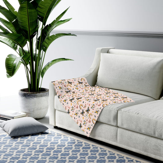 Rainbow Wings & Tiny Things Baby Swaddle Blanket