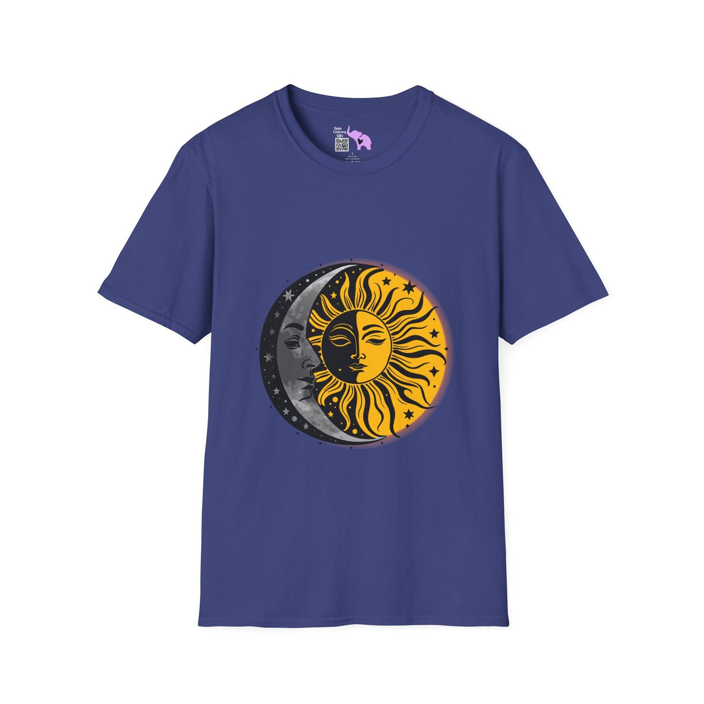 Sun Moon Stars Adult T-shirt