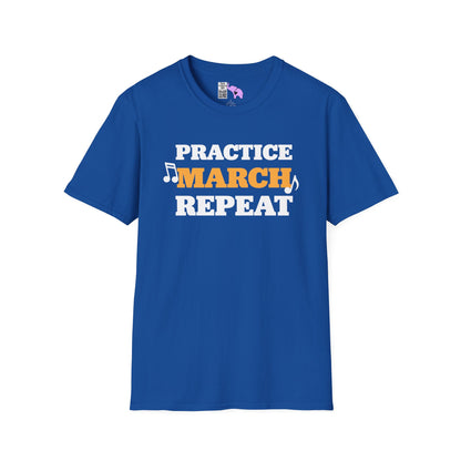 ""Practice March Repeat Adult T-shirt