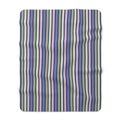 Earthy Stripes Fleece Blanket