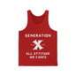GenX All Attitude No Cares w/Years Adult Unisex Tank