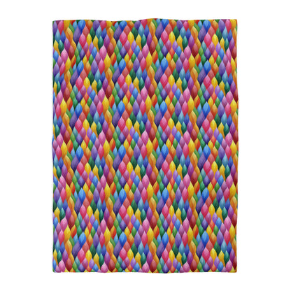 Vivid Vortex Microfiber Duvet Cover