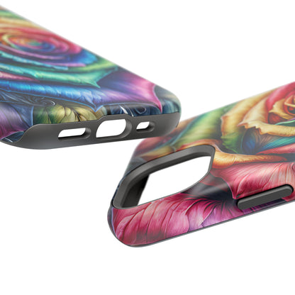 Colorful Rose MagSafe® Compatible Tough Case for iPhone