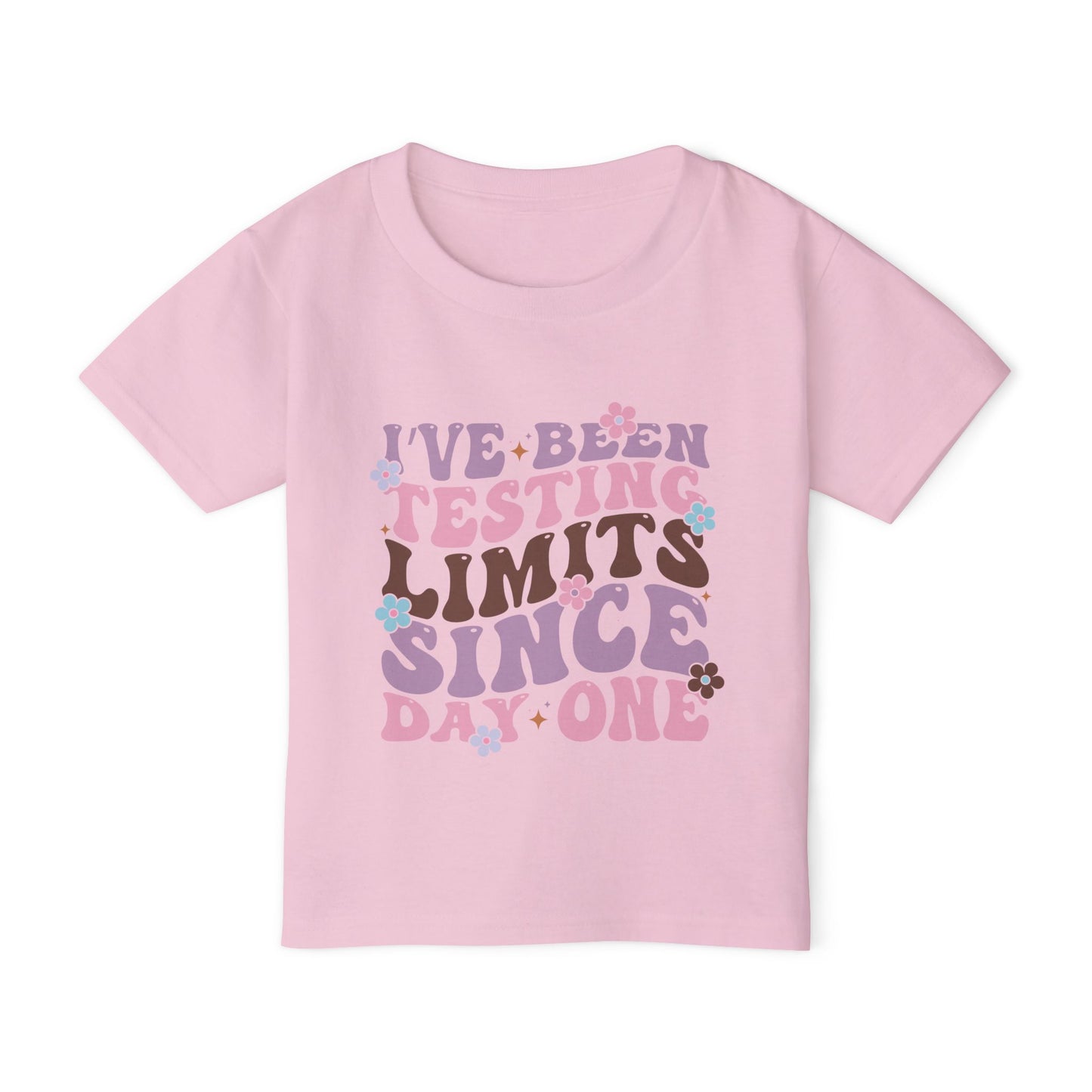 I've Been Testing Limits Since Day One Heavy Cotton™ Toddler T-shirt
