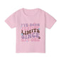 I've Been Testing Limits Since Day One Heavy Cotton™ Toddler T-shirt