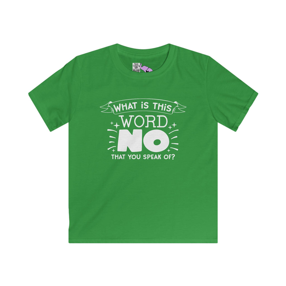 What Is This Word No That You Speak Of? Youth Softstyle Tee