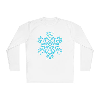 Large Snowflake Adult Long Sleeve Tee
