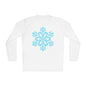 Large Snowflake Adult Long Sleeve Tee