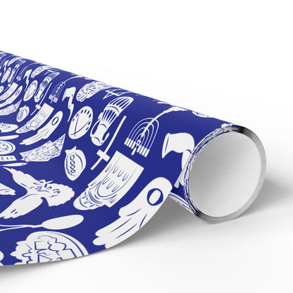 Mosaic of Light Hanukkah Wrapping Paper