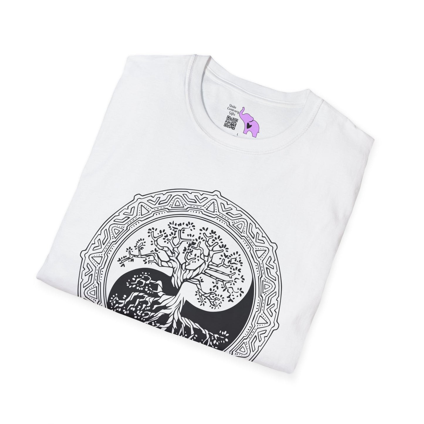 Tree of Life Yin Yang 1 Adult T-shirt