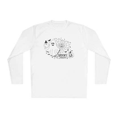 Spooky Season (Ghosts & Spider Webs) Adult Long Sleeve Tee