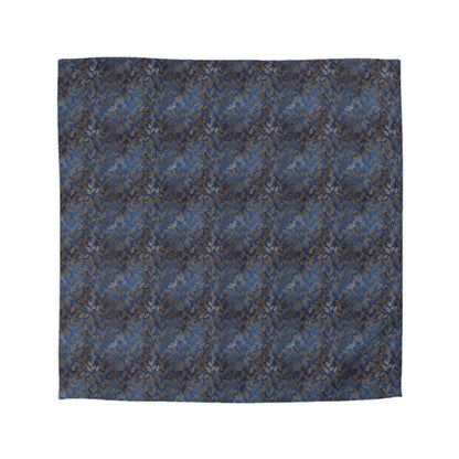 Navy & Gold Botanica Microfiber Duvet Cover