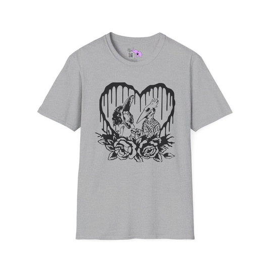 Beetlejuice Barbara & Adam Adult T-shirt