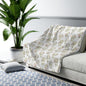 Dancing Elephants Fleece Blanket