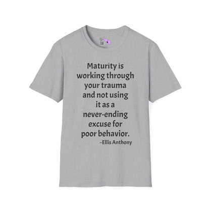 Maturity is... Adult T-shirt