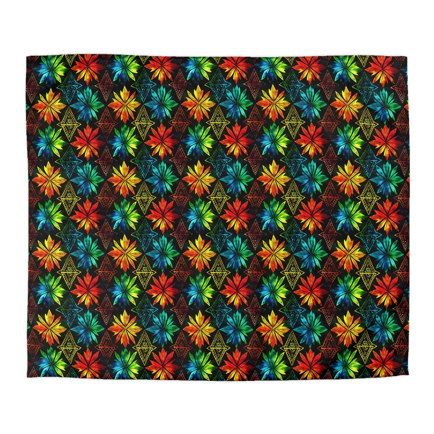 Celebration Mosaic Microfiber Duvet Cover