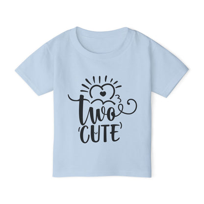 Two Cute Heavy Cotton™ Toddler T-shirt