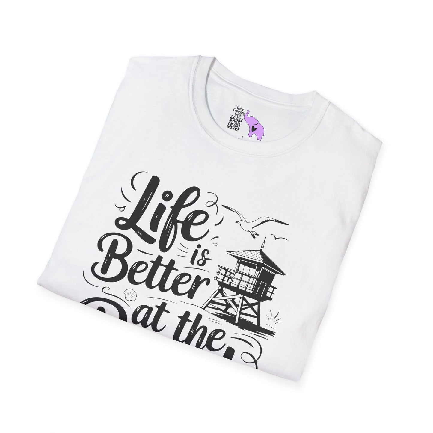 Life is Better At The Beach Adult T-shirt