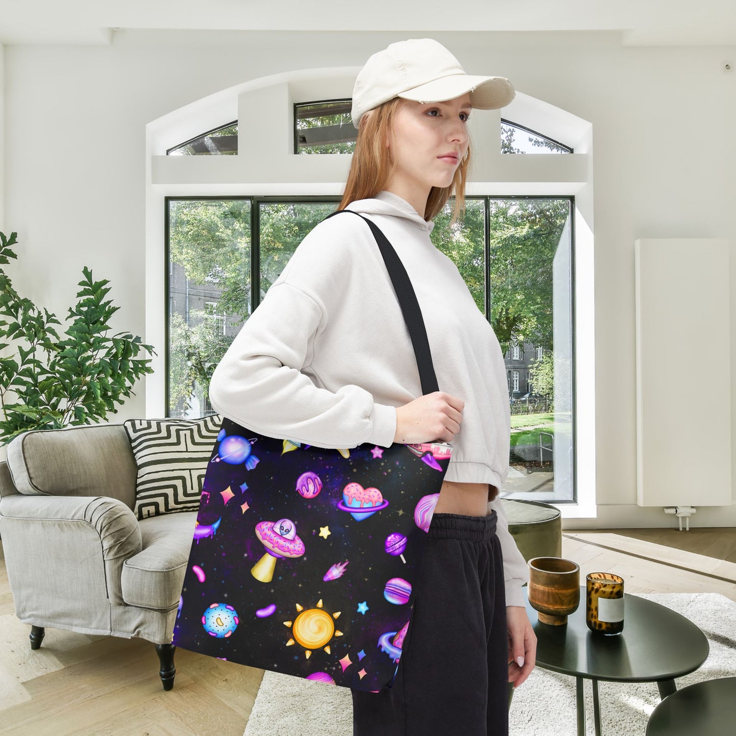 Cosmic Recess Canvas Tote Bag