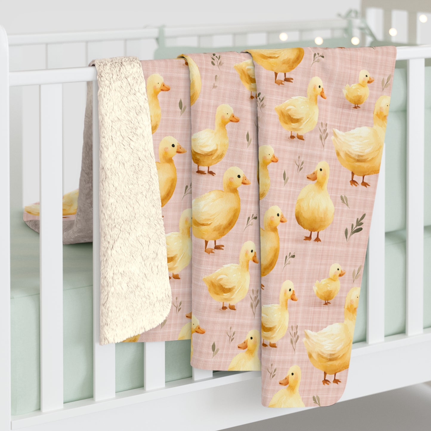 Ducky Daydream Fleece Blanket