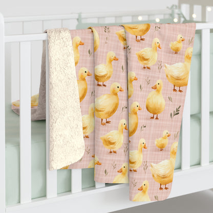 Ducky Daydream Fleece Blanket